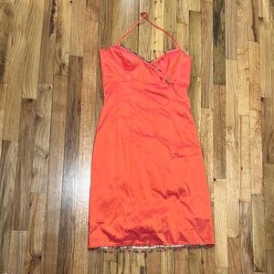 Vintage Helen Wang Beaded Halter Dress